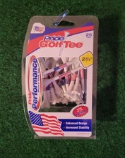 Pride Golf Performance 3 1/4" 25 Count Citrus Golf Tees New