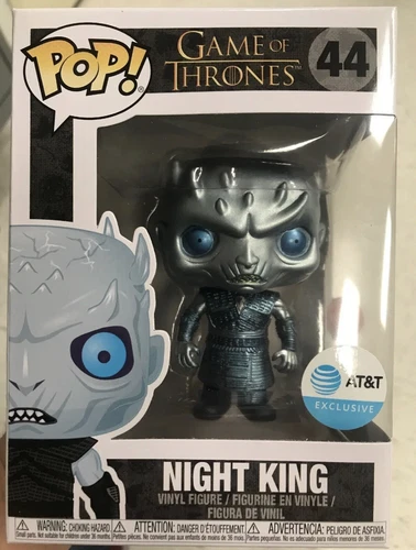 Funko Pop Game Of Thrones Metallic Night King AT&T Exclusive In Hand Will Ship