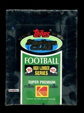 1992 Topps Stadium Club High Number Football Box Factory Sealed Small Hole