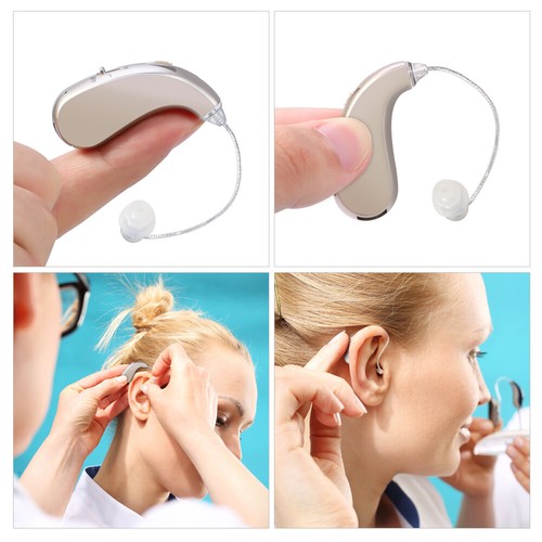 Rechargeable Digital Hearing Aid BTE Ear Aids Sound Voice Amplifier Behind Ear - Picture 14 of 14