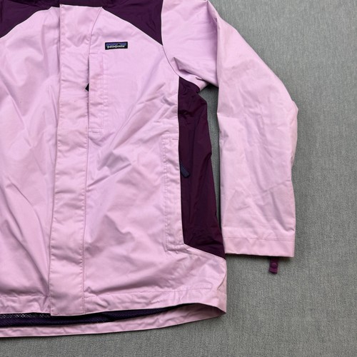 Patagonia Jacket Youth Girls XL 14 Pink 3 In 1 Hooded Ski Coat H2NO Rain 68366 - Picture 5 of 22
