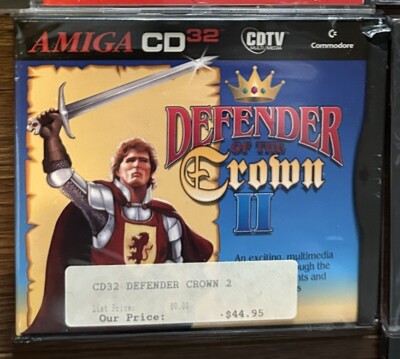 DEFENDER OF THE CROWN II 2 ~ Commodere Amiga CD32/CDTV ~ NEW/SEALED COLLECTIBLE