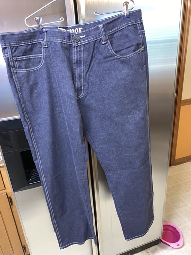 Dmax Mens Denim Jeans 42x32 Wide Leg 