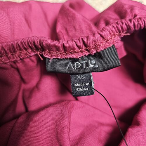 Apt. 9 Over Shoulder Dress Women's Sz XS Pomagrante NWT MSRP$60 - Picture 3 of 6