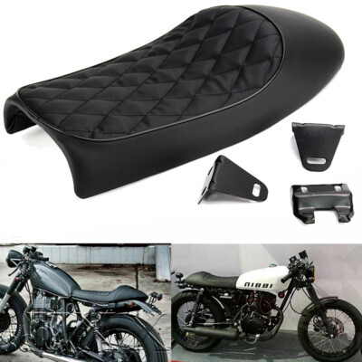 Hump Saddle Cafe Racer Vintage Seat Cushion For Honda CB CL SUZUKI GN GS Yamaha