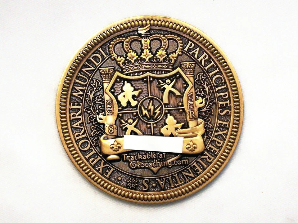 Talk Like a Pirate Day LE - Acabado Cobre Antiguo - Geocoin Nuevo Sin Activar Foto 2 de 2