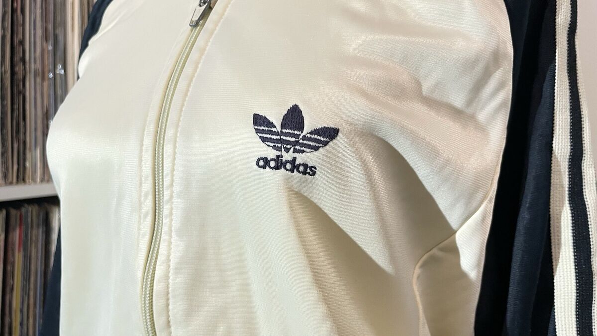 Vintage 80's Adidas ATP Keyrolan Off White 3 Stripe Zip Up Vintage 80's Adidas ATP Keyrolan Off White 3 Stripe Zip Up