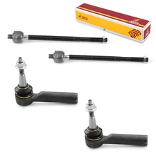 Inner & Outer Tie Rod End Kit for Buick LaCrosse Regal 2.4L Chevy Malibu
