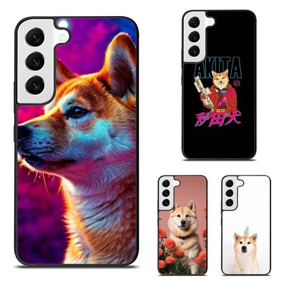 For Samsung S25 S24 S23 FE Ultra a15 a16 Anti fall Cover playful shiba inu puppy