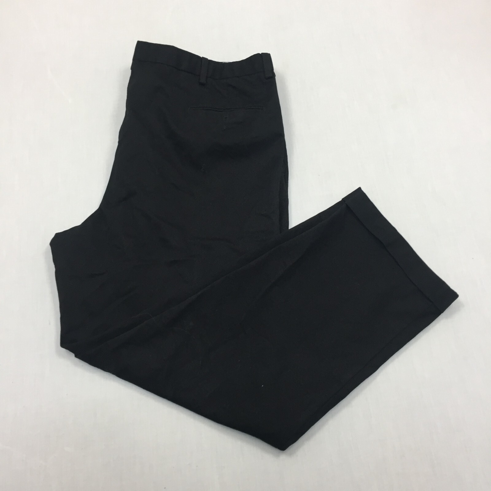 Dockers Chino Trousers Cotton Pants Straight Fit Mens Size 42W 30L Black