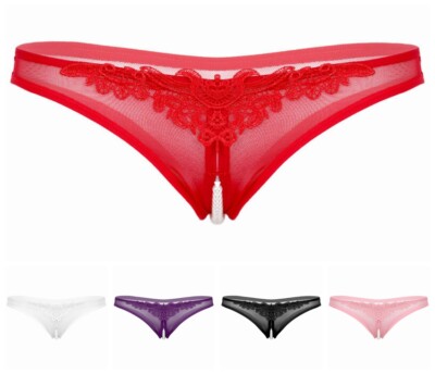 Perizoma Con Perle A Perizomi, Tanga, Slip E Culottes Da Donna