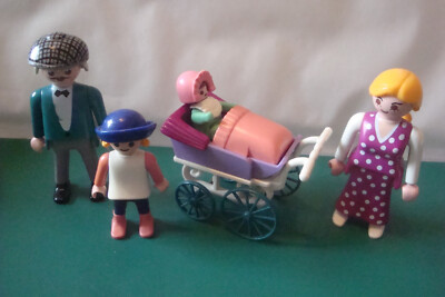 PLAYMOBIL famille époque Victorienne 5510 complet RARE