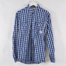 Jack  Jones Core Workwear Men's Long Sleeve Shirt Large Plaid Reinforced