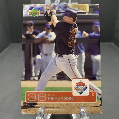 #ad #ad 2004 Upper Deck Chevron Clean Outta#x27; Here Gas Station Issue AJ Pierzynski #11 $1.99
