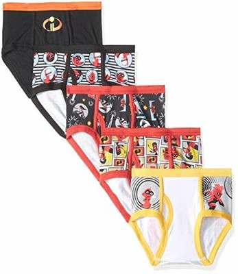 Disney Big 5 Pack Underwear Briefs Incredibles Boys Ebay