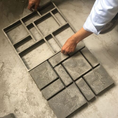Concrete molds pavement DIY Path maker stone road paving mold Tool for Garden