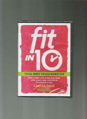 Fit in 10 Total Body Transformation Workout Larysa Didio (2 Disc Set) [NEW], DVD