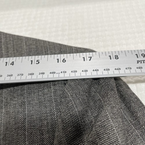 Christian Dior Blazer Mens 42 Gray Double Breasted Lined Sports Jacket - Bild 6 von 13