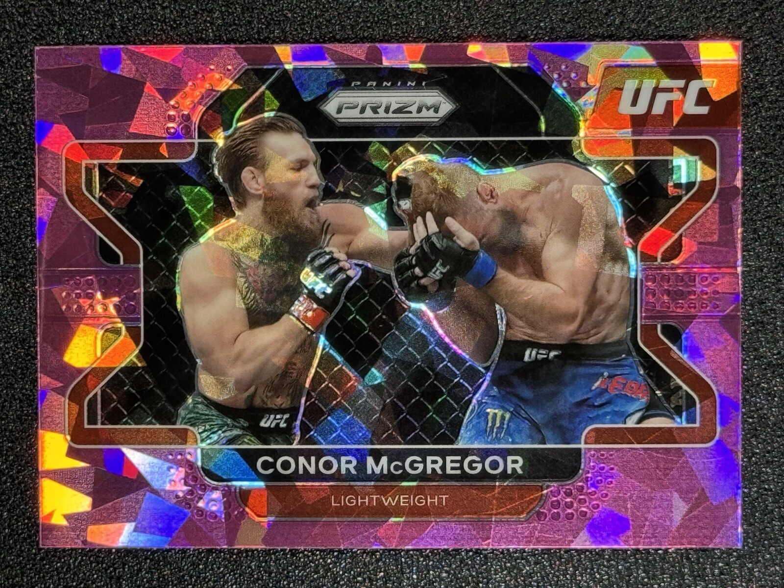 2022 Panini Prizm UFC Conor McGregor #39 Pink Cracked ICE Prizm - SP