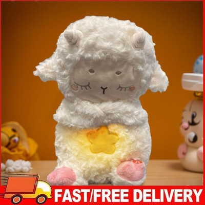 Sound & Light Sleeping Sheep Baby-Schlafschnuller tragbares Plüsch-Babyspielzeug