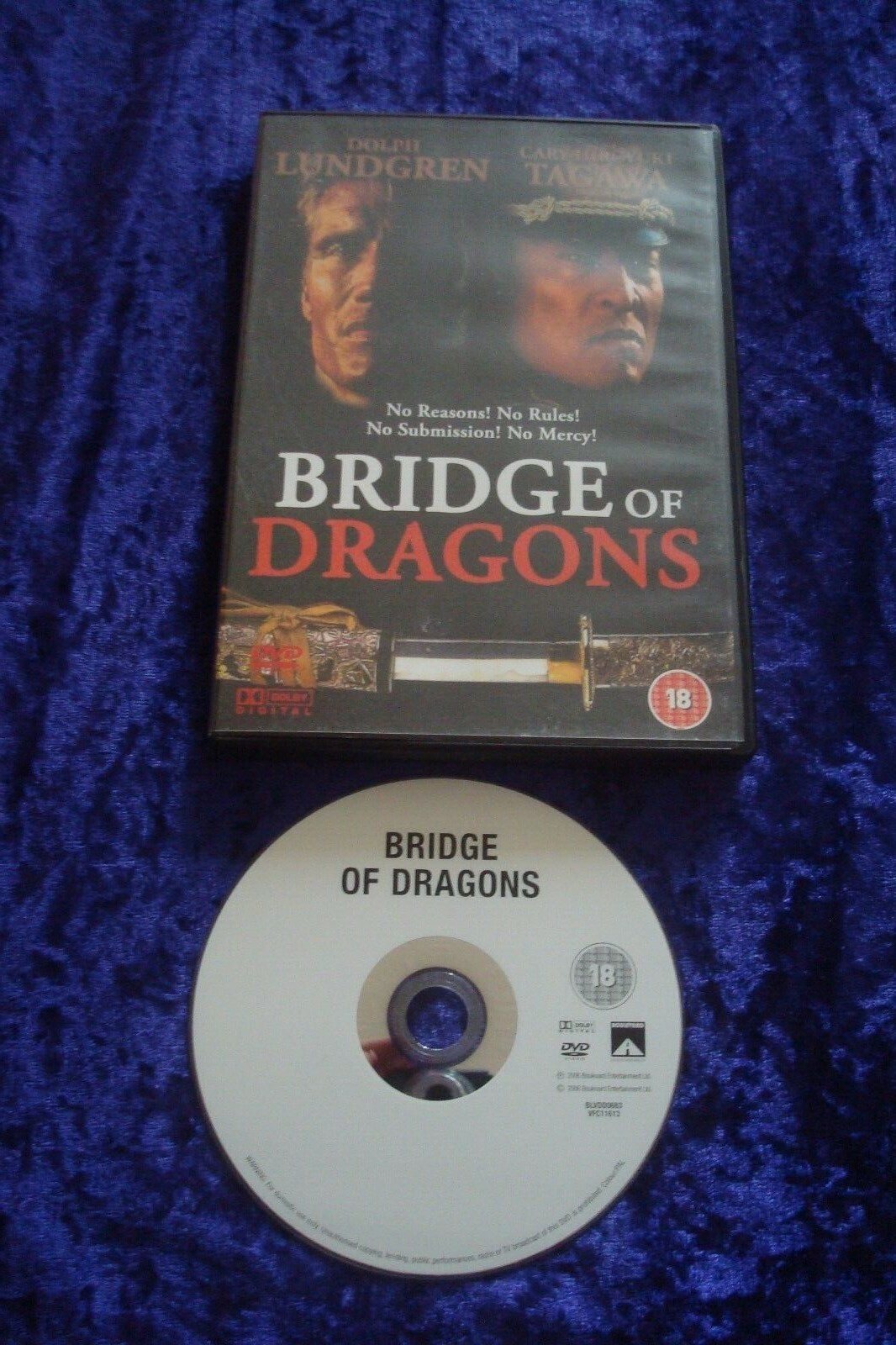 DVD BRIDGES OF DRAGONS DOLPH LUNDGREN TAGAWA MARTIAL ARTS WAR ALL REGION 0 DVD