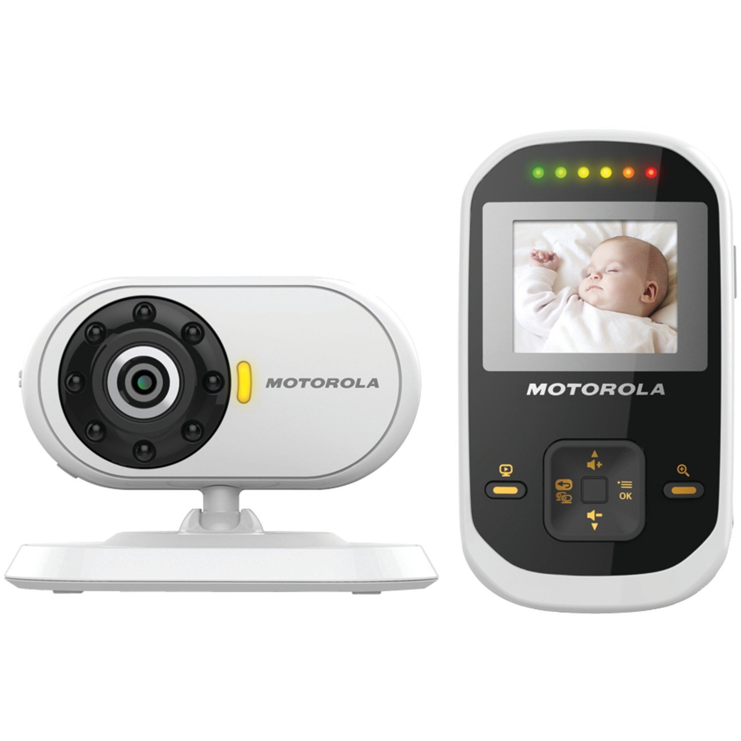 Motorola MBP18 Digital Wireless Video Baby Monito with Power Cables