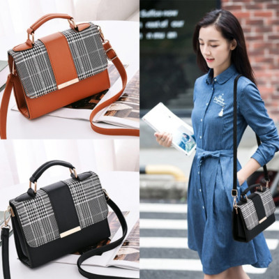 Women's PU Leather Small Crossbody Handbags Shoulder Bag Messenger Satchel Purse