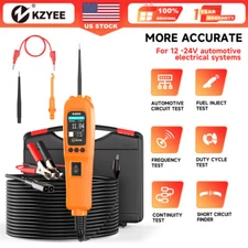 KZYEE KM50 12V 24V Battery Tester Power Probe Auto Charging System Circuit Check