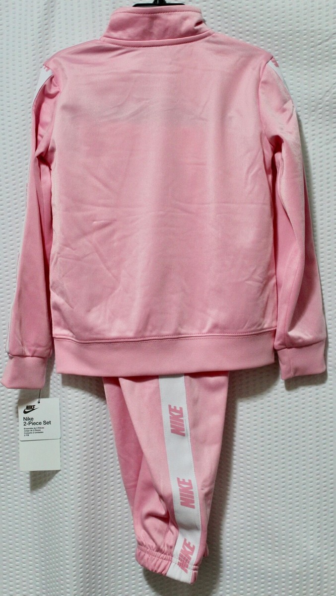 Nike Toddler Girls' Tracksuit( Zip Jacket/Pants) Pink, Size