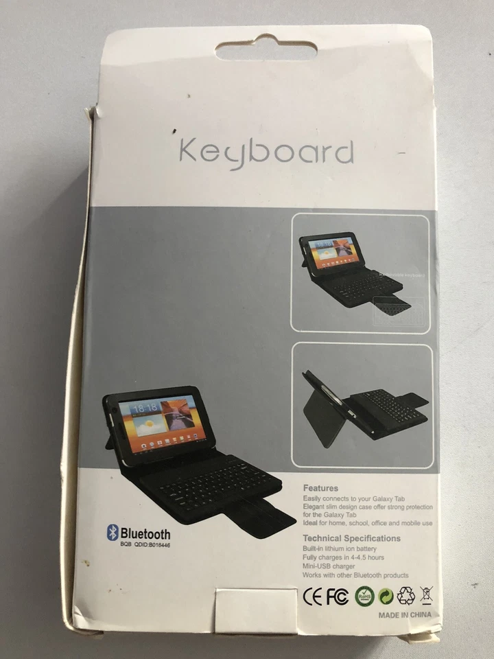 Wireless Bluetooth Keyboard For Samsung Galaxy Tab 2 - Image 4 of 4