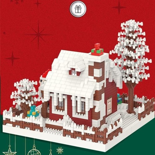 Juego de bloques de construcción de casa de Navidad 2308 piezas para adultos - 12+ años - Nuevo en caja - Imagen 6 de 6