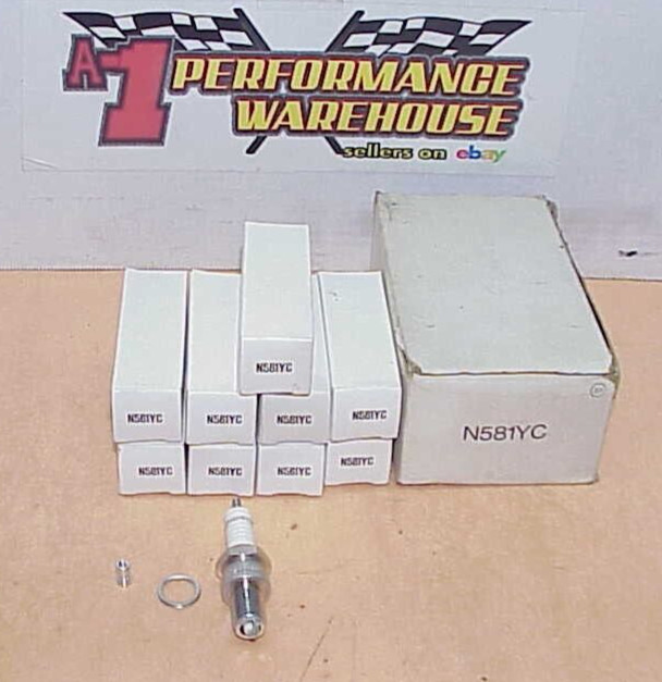 10 NEW Champion Spark Plugs N581YC Racing Spark Plugs