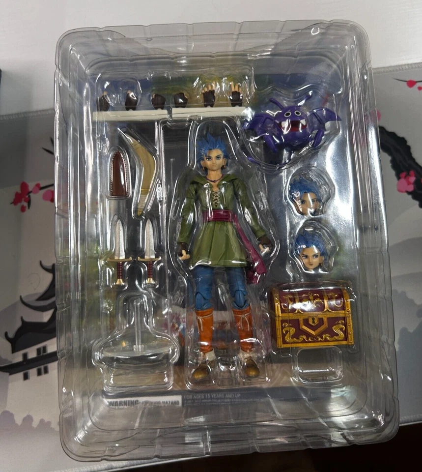 Figura de acción Dragon Quest XI Bring Arts estatua Camus Erik Square Enix DQXI Foto 3 de 4