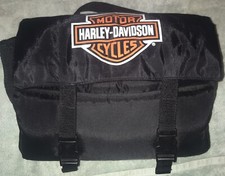 Harley Davidson Motorcycle Black Polyester Fiber Portable Foldable Buckle Mat