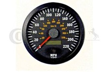 Vdo Cockpit Vision Speedometer Gauge 100mm 4 320 Kmh 220 Mph 437-015-009g Vdo Cockpit Vision Speedometer Gauge 100mm 4 320 Kmh 220 Mph 437-015-009g
