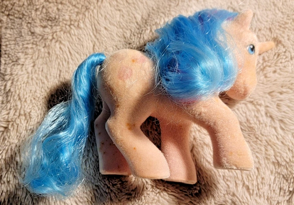 DE COLECCIÓN MY LITTLE PONY TAN SOFT BRAZALETES UNICORNIO 1986 GEN 1 DESCOLORIDO Foto 3 de 4