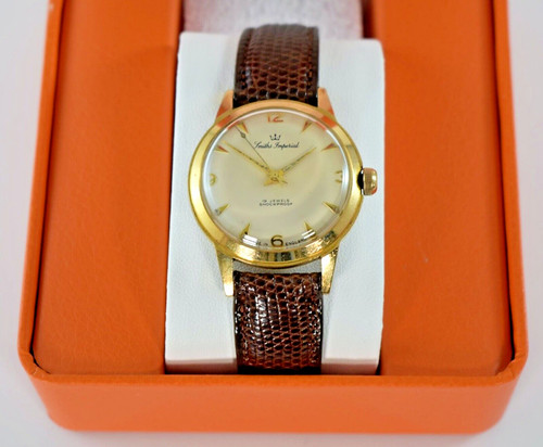 VINTAGE SMITHS IMPERIAL 19 JEWEL SHOCKPROOF GOLD PLATED WRISTWATCH c1960
