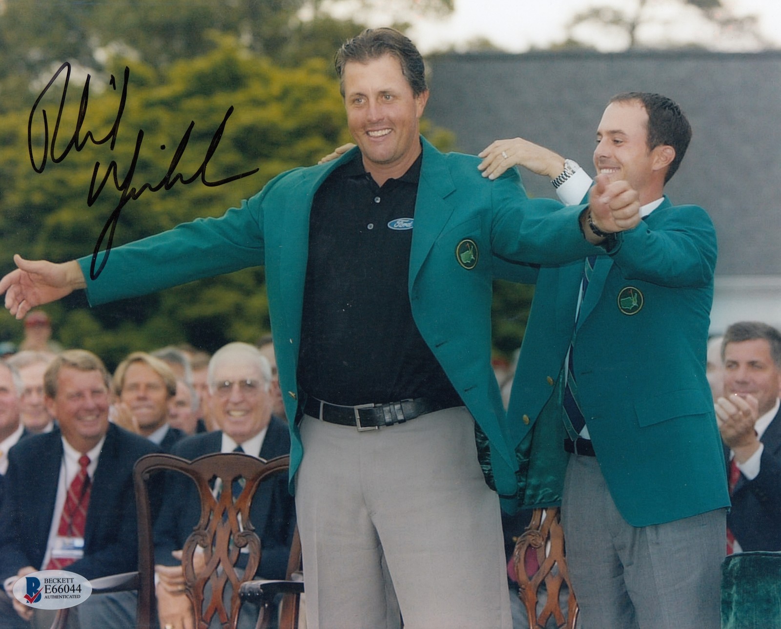 Phil Mickelson Autographed Signed 2004 Masters #0 8x10 8x10 Photo Beckett Golf 061018 
