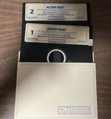 ALTER EGO 2 DISK VERSION FOR Commodore 64, 1985