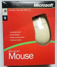 Microsoft Mouse PS/2 Serial New In Box, 2 Button
