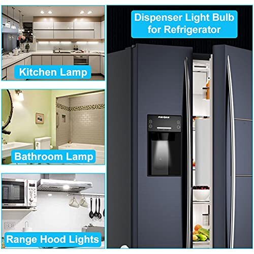 E12 Led Fridge Water Dispenser Light Bulb 2w15w Replacement 120v T5 Tubular Ap eBay