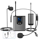 Uhf Wireless Microphone Set w/Headset Mic,Lavalier Mic,Beltpack Transmitter S2Z4