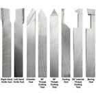 Hss Lathe Form Tool 1/2 Inch (12mm) 8 Piece Set-Hard & Ground-Turning, Threading