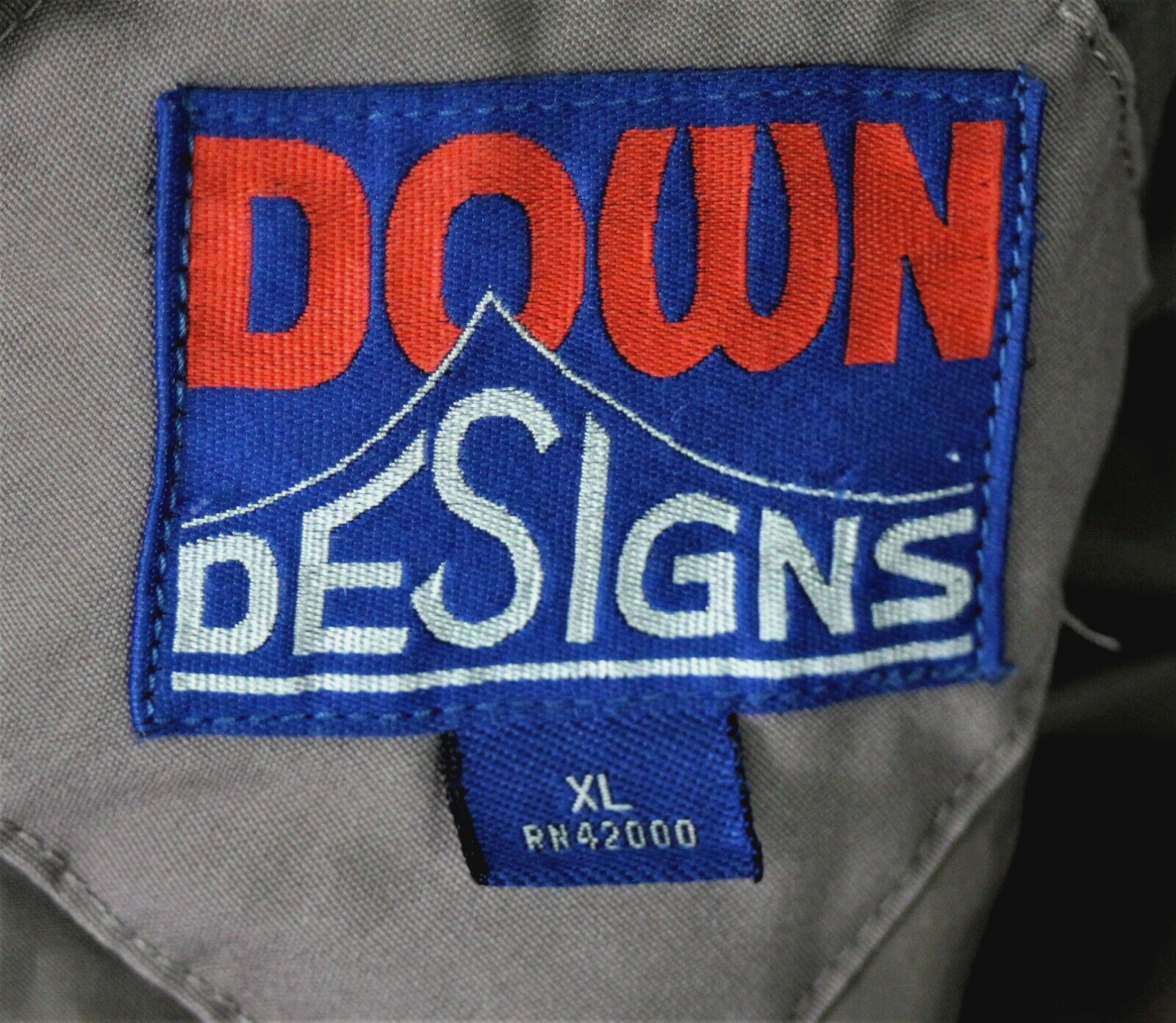 Down Designs Puffer Down Light Gray Jacket ~ Men'… - image 4