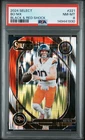 2024 PANINI SELECT BLACK & RED SHOCK #221 BO NIX ROOKIE RC PSA 8
