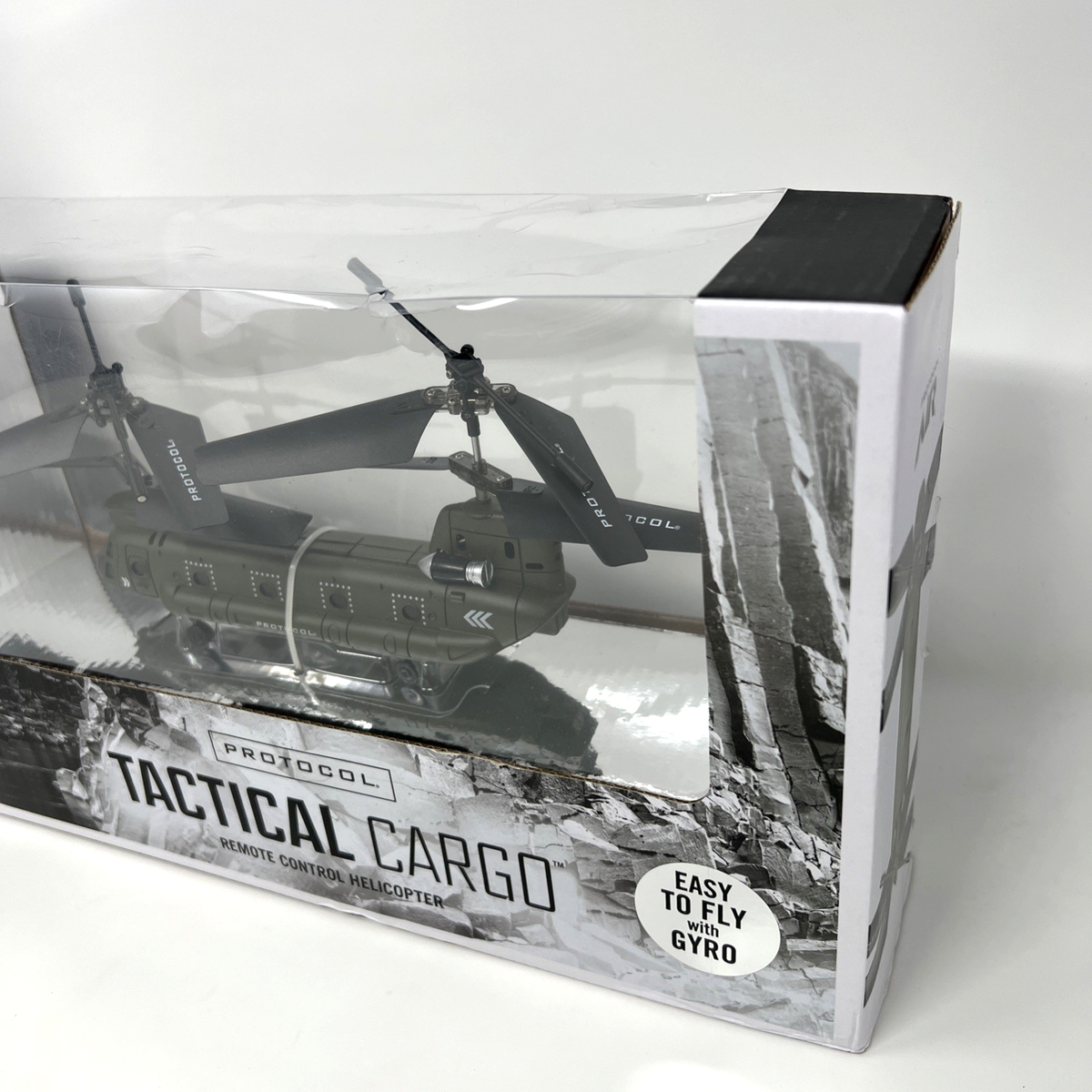 PROTOCOL Tactical Cargo Chinook RC Helicopter Drone with Gyro