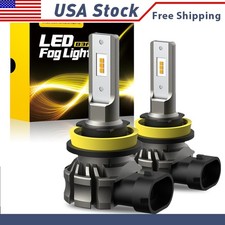 Golden Yellow Auxito H8 H11 H9 Led Fog Light Bulbs Daytime Running Light 24x