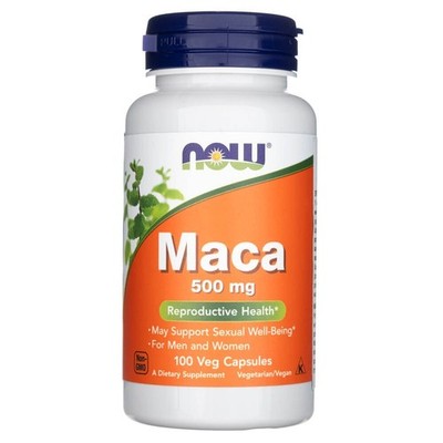 NOW FOODS Maca 500 mg 100 Kapseln