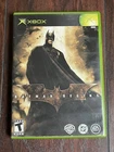 Batman Begins (Microsoft Xbox, 2005) W/Manual CIB DC EA Games Warner Brothers