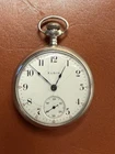 Elgin 15 Jewels Silverode Antique Pocket Watch Mechanical Vintage Manual